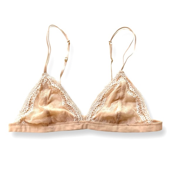 Urban Outfitters Other - Urban Outfitters Cream Color Lace Bralette Size L